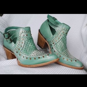CORRAL Handcrafted Studded Leather Booties